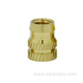 M5 compressed knurled brass insert nut